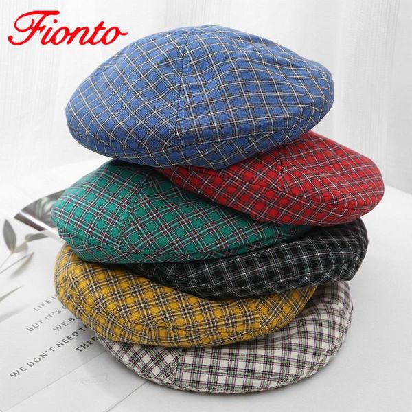 berets four seasons universal hat female fashion retro british plaid beret japanese autumn outdoor wild painter ladies caps an1293, Blue;gray
berets four seasons universal hat female fashion retro british plaid beret japanese autumn outdoor wild painter ladies caps an1293, Blue;gray