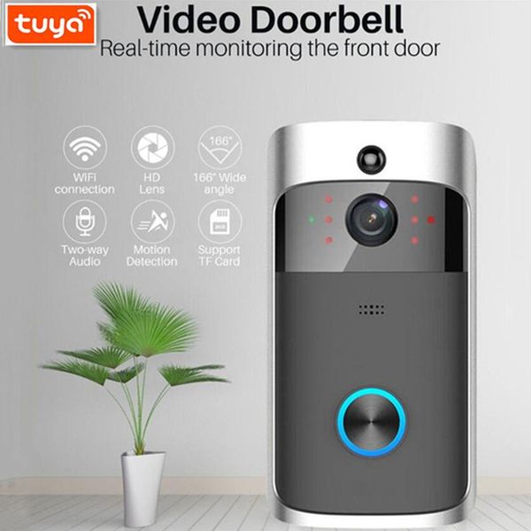 doorbells tuya 1080p wifi video smart security doorbell camera with pir motion detect two-way intercom support alexa google home
doorbells tuya 1080p wifi video smart security doorbell camera with pir motion detect two-way intercom support alexa google home