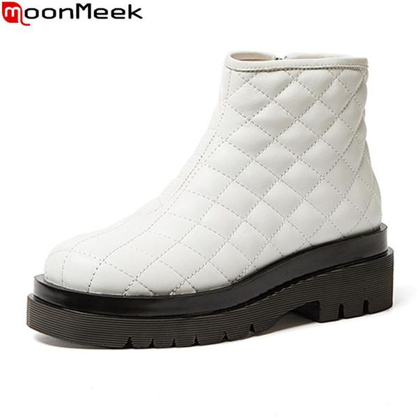 boots moonmeek 2021 genuine leather square heels round toe comfortable ladies shoes autumn winter black white color ankle
boots moonmeek 2021 genuine leather square heels round toe comfortable ladies shoes autumn winter black white color ankle