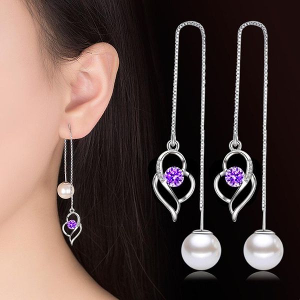 dangle & chandelier nehzy 925 sterling silver women's fashion jewelry earline crystal zircon pearl long tassel heart earrings
dangle & chandelier nehzy 925 sterling silver women's fashion jewelry earline crystal zircon pearl long tassel heart earrings