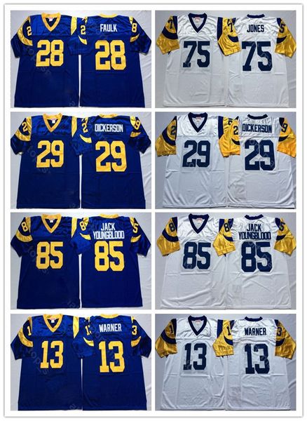 vintage ncaa football 29 eric dickerson 13 kurt warner 28 marshall faulk jersey 75 deacon jones 85 jack youngblood blue white mans, Black
vintage ncaa football 29 eric dickerson 13 kurt warner 28 marshall faulk jersey 75 deacon jones 85 jack youngblood blue white mans, Black