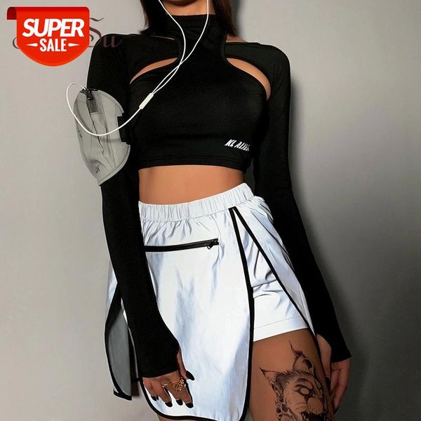 artsu harajuku shirt black tshirt turtle neck women long sleeve t shirt hollow out reflective streetwear asts21136 #8o5v, White
artsu harajuku shirt black tshirt turtle neck women long sleeve t shirt hollow out reflective streetwear asts21136 #8o5v, White