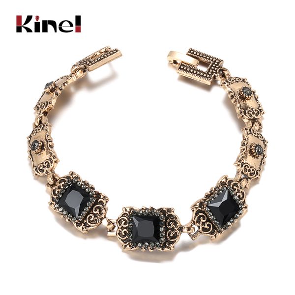 charm black bracelet for women antique gold color gray crystal ethnic wedding bridal vintage jewelry russia accessories
charm black bracelet for women antique gold color gray crystal ethnic wedding bridal vintage jewelry russia accessories