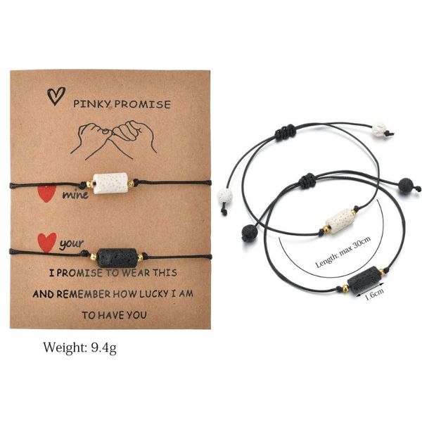 2pcs/set boho volcanic rocks charm bracelets for women men lovers lucky wax cord string friendship wish bracelets adjustable, Golden;silver
2pcs/set boho volcanic rocks charm bracelets for women men lovers lucky wax cord string friendship wish bracelets adjustable, Golden;silver