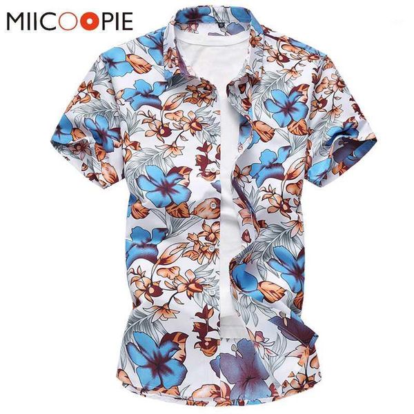 vintage blue flowers printed camisa hawaiian masculina summer 2020 fashion floral short sleeves mens shirt big size clothes 7xl1, White;black
vintage blue flowers printed camisa hawaiian masculina summer 2020 fashion floral short sleeves mens shirt big size clothes 7xl1, White;black