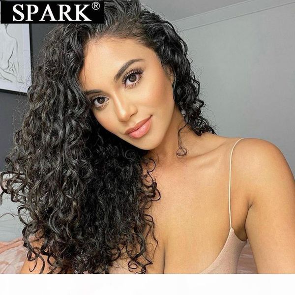 spark 250% density water wave 4x4 lace closure human hair wigs 13x4 lace frontal wig brazilian curly wig for black women remy, Black;brown
spark 250% density water wave 4x4 lace closure human hair wigs 13x4 lace frontal wig brazilian curly wig for black women remy, Black;brown