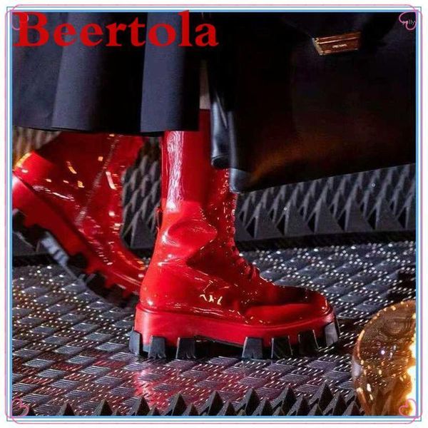 boots patent leather mid-calf women's punk style designers lace up round toe catwalk ladies booties mutil colors chaussures1, Black
boots patent leather mid-calf women's punk style designers lace up round toe catwalk ladies booties mutil colors chaussures1, Black