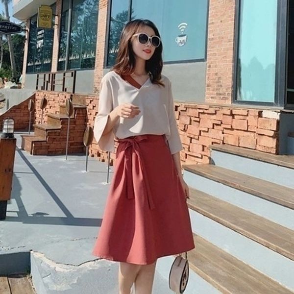 b4jff summer 2020 new fashion chiffon two-piece popular short internet set korean skirt hipster 7no07 skirt set for women style, Gray
b4jff summer 2020 new fashion chiffon two-piece popular short internet set korean skirt hipster 7no07 skirt set for women style, Gray