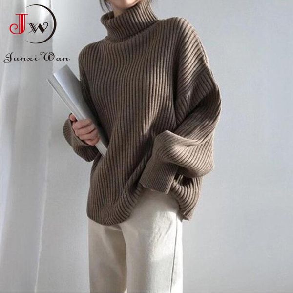 autumn winter women knitted turtleneck sweater casual basic pullovers jumper lantern long sleeve loose elegant clothes, White;black
autumn winter women knitted turtleneck sweater casual basic pullovers jumper lantern long sleeve loose elegant clothes, White;black