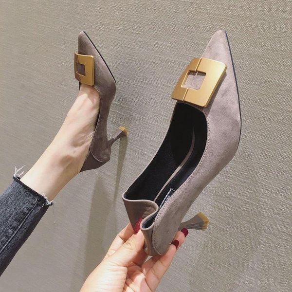 dress shoes fashion high heels ladies fine with pointed single korean black career office womens elegant metal buckle pumps
dress shoes fashion high heels ladies fine with pointed single korean black career office womens elegant metal buckle pumps