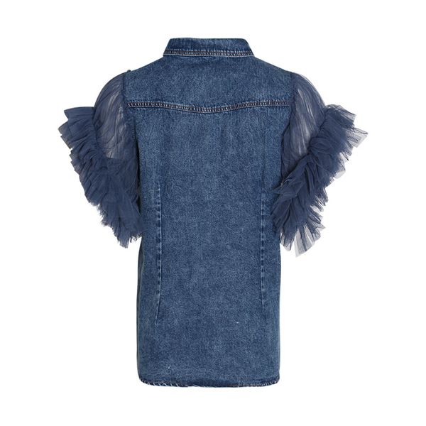 niche style inspirational design stylish fairy yarn sleeve street trendy denim vest female 2020 spring new women, Black;white
niche style inspirational design stylish fairy yarn sleeve street trendy denim vest female 2020 spring new women, Black;white