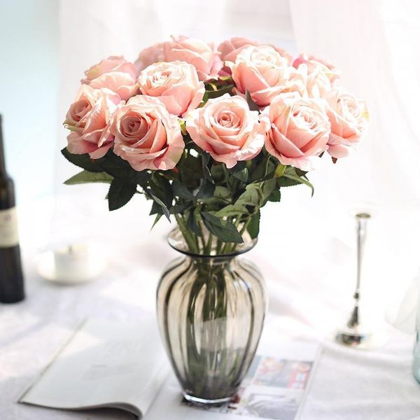 decorative flowers & wreaths 10pcs/lot artificial real touch for wedding home decorations silk alike rose fake leaf bridal bouquet diy1
decorative flowers & wreaths 10pcs/lot artificial real touch for wedding home decorations silk alike rose fake leaf bridal bouquet diy1