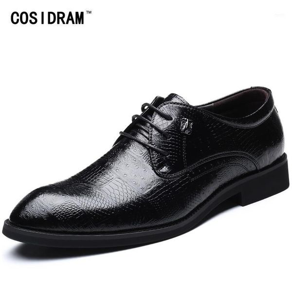 cosidram luxury pointed toe men dress shoes pu leather oxfords formal shoes 2020 spring business wedding for male brm-9171, Black
cosidram luxury pointed toe men dress shoes pu leather oxfords formal shoes 2020 spring business wedding for male brm-9171, Black