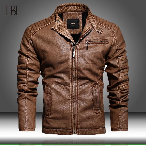 men 2020 winter new motorcycle casual pu leather warm jacket coat mens autumn fashion windproof jackets overcoat masculinas 5xl, Black
men 2020 winter new motorcycle casual pu leather warm jacket coat mens autumn fashion windproof jackets overcoat masculinas 5xl, Black
