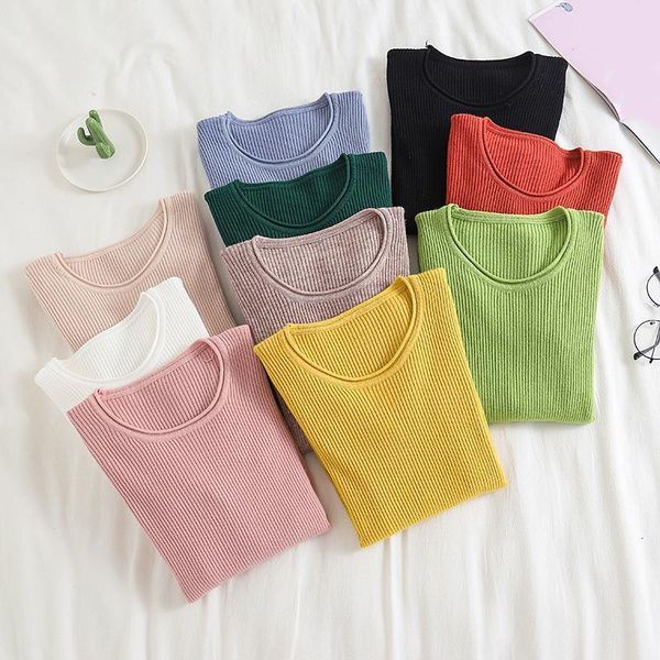 winter knitted women sweaters and solid casual o neck long sleeve pullovers cute sueter mujer korean kawaii jumper, White;black
winter knitted women sweaters and solid casual o neck long sleeve pullovers cute sueter mujer korean kawaii jumper, White;black