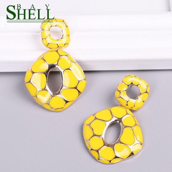 dangle & chandelier shell bay fashion jewelry metal gold earrings for women yellow green black snake pattern geometric punk, Silver
dangle & chandelier shell bay fashion jewelry metal gold earrings for women yellow green black snake pattern geometric punk, Silver