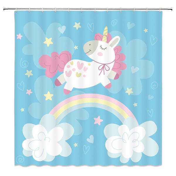 cartoon unicorn rainbow child baby shower curtains bathroom decor waterproof polyester home bath shower curtain set 69 x 70 inch
cartoon unicorn rainbow child baby shower curtains bathroom decor waterproof polyester home bath shower curtain set 69 x 70 inch
