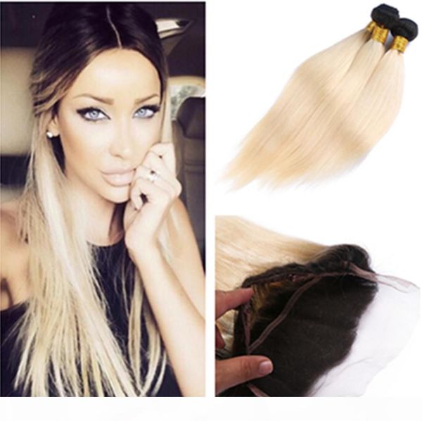 ombre blonde t1b 613 straight hair bundles with 360 lace band frontal 22.5*4*2 ear to ear frontal with hair extension 4pcs lot, Black;brown
ombre blonde t1b 613 straight hair bundles with 360 lace band frontal 22.5*4*2 ear to ear frontal with hair extension 4pcs lot, Black;brown