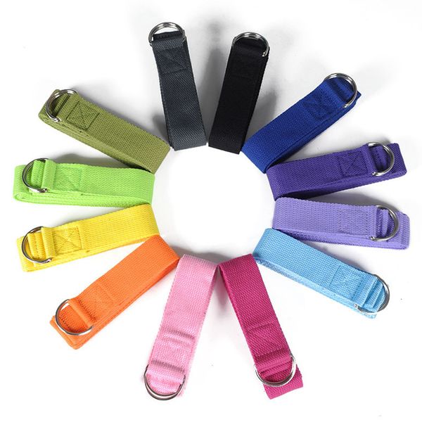 183см йога пригодности диапазоны сопротивления йога полосы ремни натяжные ремень d-кольцо пояса талии ног центр веревка йога петля пояс zza2, Silver