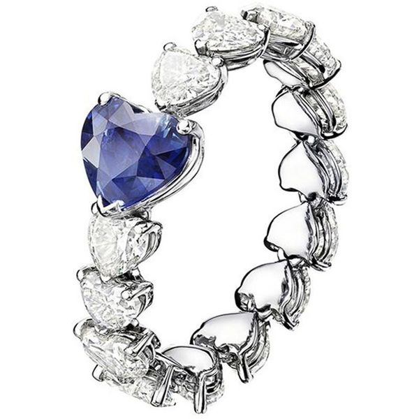 Blue Heart Women Band Rings Stylish Girl Accessories Wedding Party Delicate Valentines Gift Lover Trendy Jewelry Gifts Rings, Slivery;golden
Blue Heart Women Band Rings Stylish Girl Accessories Wedding Party Delicate Valentines Gift Lover Trendy Jewelry Gifts Rings, Slivery;golden