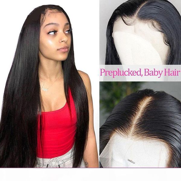 human hair hd lace front wigs pre plucked with baby hairs virgin brazilian indian straight 360 full lace wig for black women, Black;brown
human hair hd lace front wigs pre plucked with baby hairs virgin brazilian indian straight 360 full lace wig for black women, Black;brown