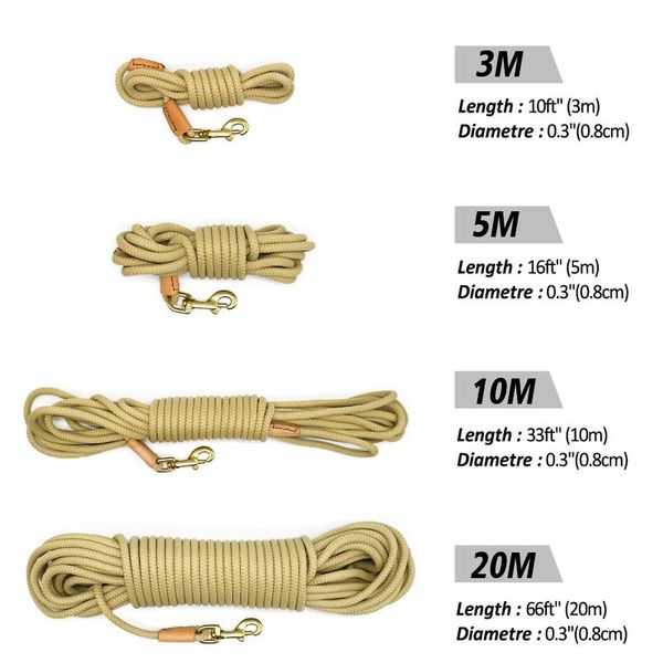durable dog tracking leash nylon long leads rope pet training walking leashes 5m 10m 20m for medium large dogs sqcymt
durable dog tracking leash nylon long leads rope pet training walking leashes 5m 10m 20m for medium large dogs sqcymt