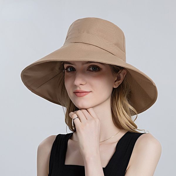 monochrome cotton selling fisherman hat female summer sunscreen big brim sunshade hat new european and american outdoor basin hats, Blue;gray
monochrome cotton selling fisherman hat female summer sunscreen big brim sunshade hat new european and american outdoor basin hats, Blue;gray