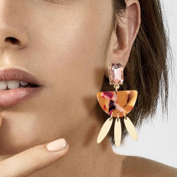 big crystal long dangle drop earring for women fashion acrylic acetate geometric statement earring bride's wedding jewelry, Silver
big crystal long dangle drop earring for women fashion acrylic acetate geometric statement earring bride's wedding jewelry, Silver