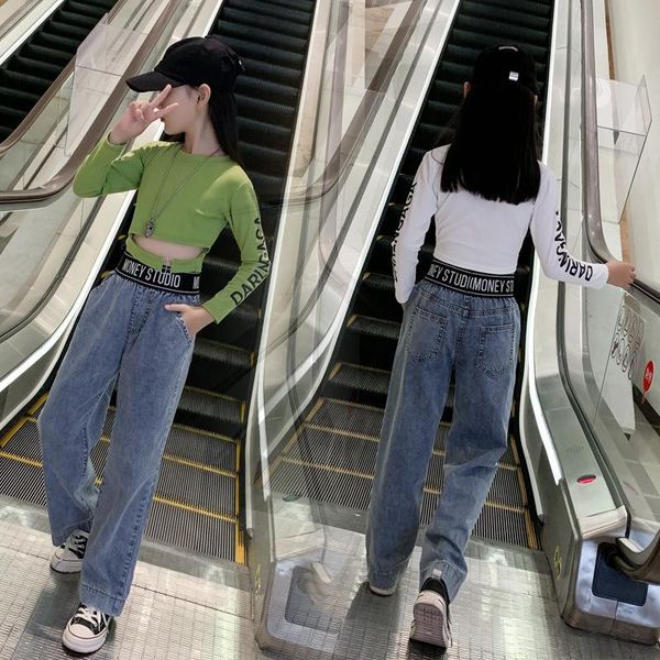 девочка брюки весна и осень jeans thin outer wear 2020 весной и осенью расклешенных штаны женские big kid сыпучие, White
девочка брюки весна и осень jeans thin outer wear 2020 весной и осенью расклешенных штаны женские big kid сыпучие, White