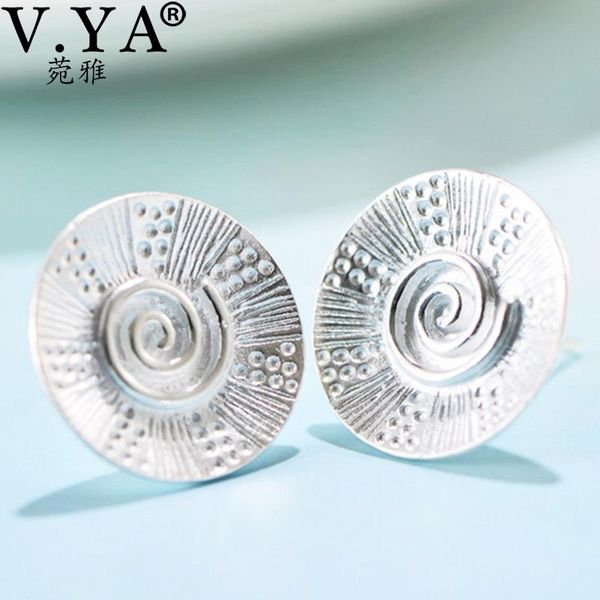v.ya 925 sterling silver frosted polka dot earrings fashion silver color jewelry vintage double stud earrings for women jewelry, Golden;silver
v.ya 925 sterling silver frosted polka dot earrings fashion silver color jewelry vintage double stud earrings for women jewelry, Golden;silver