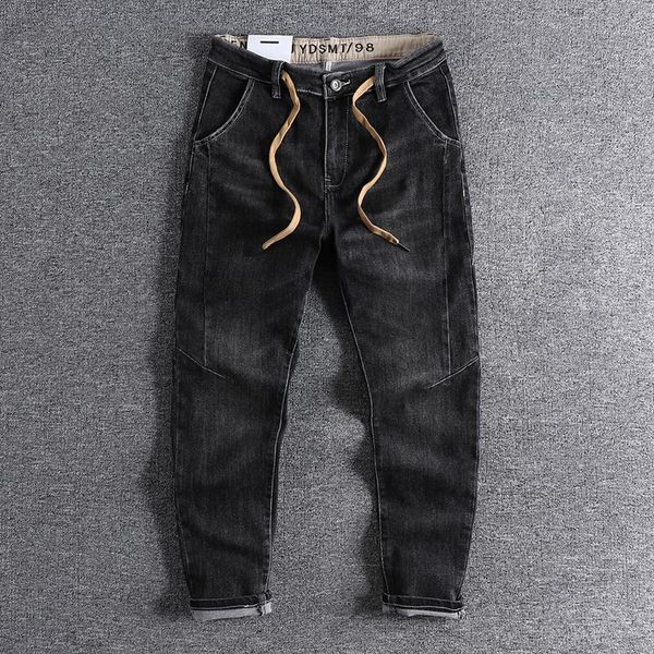 2020 new arrival three dimensional cut waist embroidery drawstring pants versatile slim fit men's jeans wholesale 0608, Blue
2020 new arrival three dimensional cut waist embroidery drawstring pants versatile slim fit men's jeans wholesale 0608, Blue