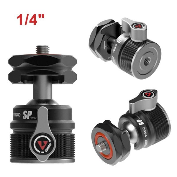 vlogger tripod ball head cold shoe panoramic heads with 1/4" screw monitor bracket stand holder for led video lights microphone
vlogger tripod ball head cold shoe panoramic heads with 1/4" screw monitor bracket stand holder for led video lights microphone