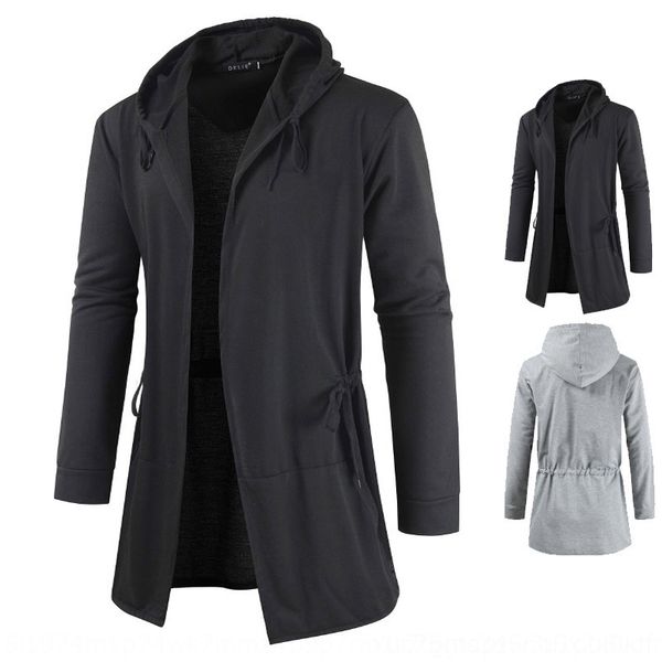 alehk 2020 spring and autumn fashion leisure men's korean mid coat long cardigan hooded coat sweater sweater jb1mg, Black
alehk 2020 spring and autumn fashion leisure men's korean mid coat long cardigan hooded coat sweater sweater jb1mg, Black