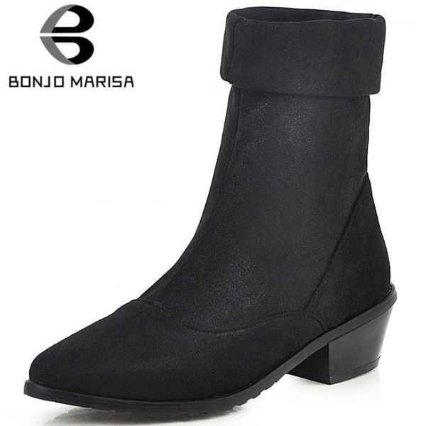 bonjomarisa elegant lady chunky heels boots casual pointed toe boots women slip on winter warm square heels shoes woman1, Black
bonjomarisa elegant lady chunky heels boots casual pointed toe boots women slip on winter warm square heels shoes woman1, Black