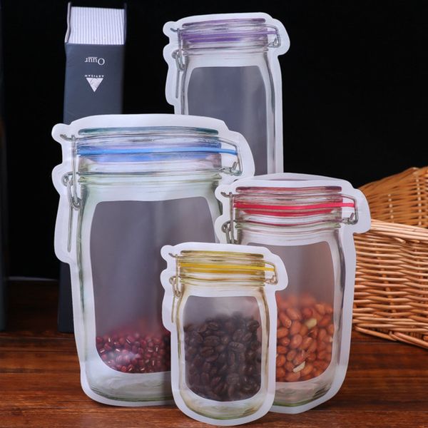 mason jar bottle bag nut candy cookie bag sealing pack new fresh food storage bags snack zipper sealed kitchen storage bags h2101
mason jar bottle bag nut candy cookie bag sealing pack new fresh food storage bags snack zipper sealed kitchen storage bags h2101