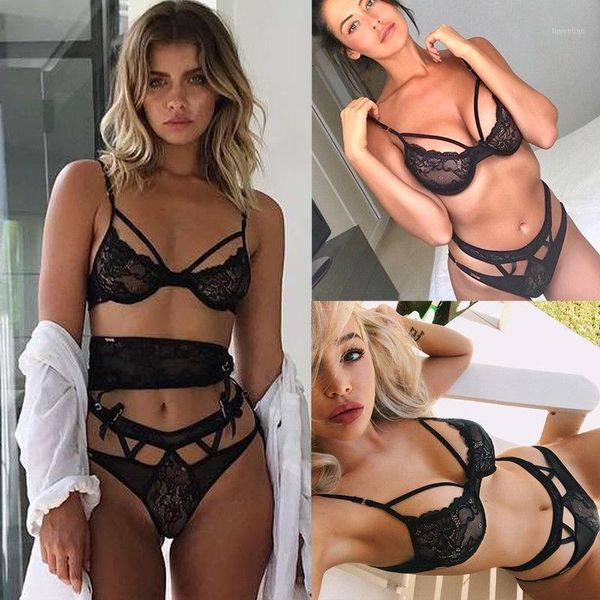 lingerie set ladies lace bra set transparent bras panties women underwear two piece underclothes sets1, Red;black
lingerie set ladies lace bra set transparent bras panties women underwear two piece underclothes sets1, Red;black