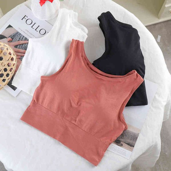 bralette crop women summer soft tank knitted black tees padded bustier solid beach sports vest, White
bralette crop women summer soft tank knitted black tees padded bustier solid beach sports vest, White