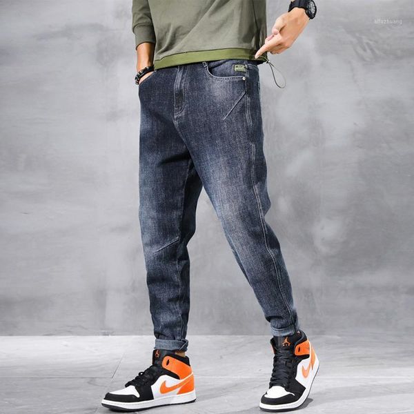 newly designer fashion men jeans retro blue elastic loose fit denim harem pants streetwear hip hop wide leg trousers1
newly designer fashion men jeans retro blue elastic loose fit denim harem pants streetwear hip hop wide leg trousers1