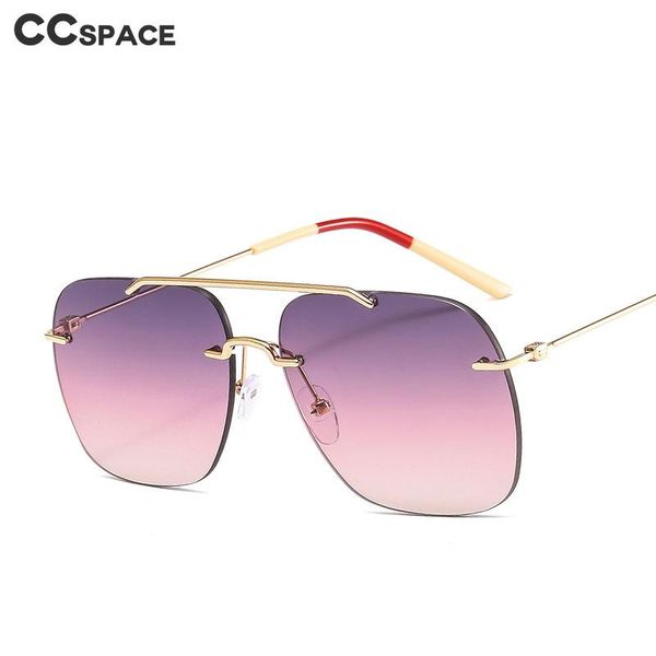sunglasses 46250 retro square rimless men women fashion shades uv400 vintage glasses, White;black
sunglasses 46250 retro square rimless men women fashion shades uv400 vintage glasses, White;black