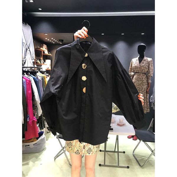 women's blouses & shirts 2021 autumn fashion solid turn down collar button up full shirt blouse women, White
women's blouses & shirts 2021 autumn fashion solid turn down collar button up full shirt blouse women, White