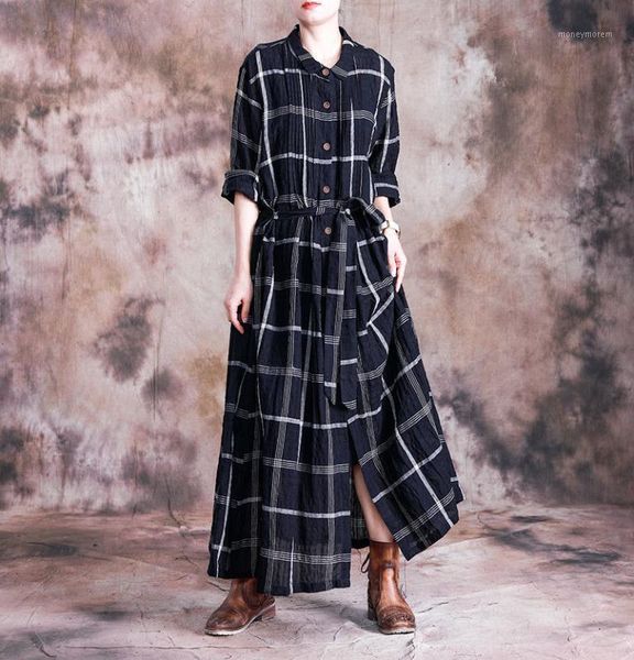 women autumn plaid cotton linen irregular trench coat outwear female flax cardigans ladies plaid overcoat spring1, Tan;black
women autumn plaid cotton linen irregular trench coat outwear female flax cardigans ladies plaid overcoat spring1, Tan;black