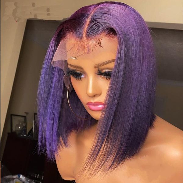 purple color wig short bob lace patrt human hair wigs pre plucked colored lace wigs for women remy brazilian hair, Black;brown
purple color wig short bob lace patrt human hair wigs pre plucked colored lace wigs for women remy brazilian hair, Black;brown