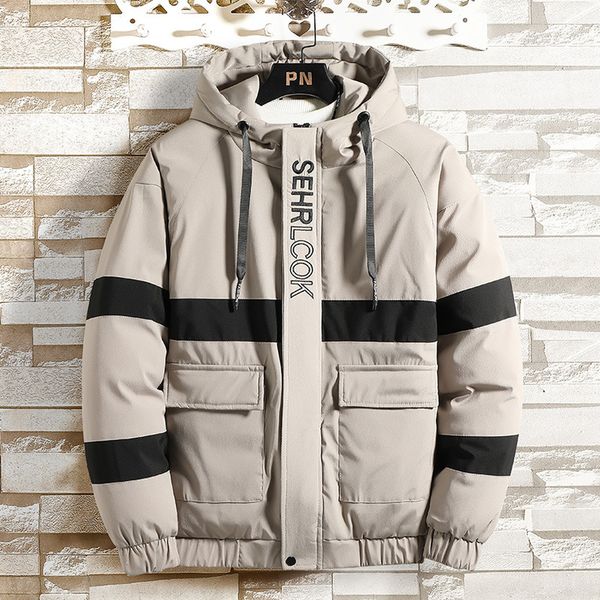 2021 new men winter padded puffer thick warm big pockets hip hop street wear jacket slim fit coat f5x3, Black
2021 new men winter padded puffer thick warm big pockets hip hop street wear jacket slim fit coat f5x3, Black