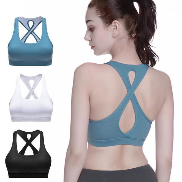 gym clothing lady women fitness yoga sports bra for running female adjustable spaghetti straps padded seamless athletic vest1, White;black
gym clothing lady women fitness yoga sports bra for running female adjustable spaghetti straps padded seamless athletic vest1, White;black
