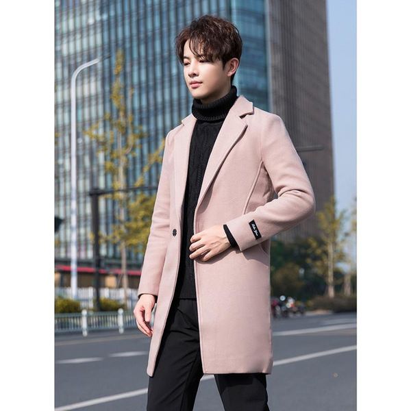 man padded thick woolen coat fashion korean version long sleeve cardigan windbreaker outerwear designer male new winter slim mid-length coat, Black;brown
man padded thick woolen coat fashion korean version long sleeve cardigan windbreaker outerwear designer male new winter slim mid-length coat, Black;brown