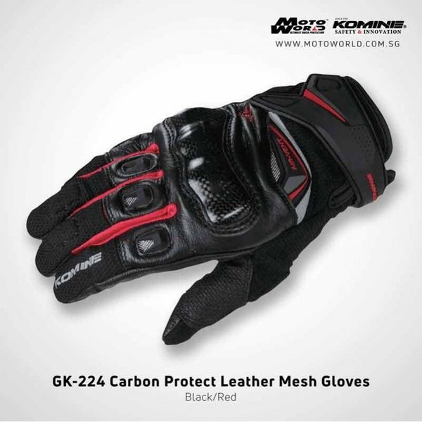 komine gk224 carbon black red перчатка мотоцикл горный велосипед велоспорт protect gk224 кожа mesh перчатки, Blue;gray 
komine gk224 carbon black red перчатка мотоцикл горный велосипед велоспорт protect gk224 кожа mesh перчатки, Blue;gray
