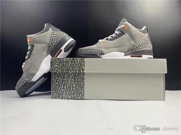 new air authentic 3 cool grey sneakers silver light graphite orange peel sport red retro men women outdoor sports shoes with box
new air authentic 3 cool grey sneakers silver light graphite orange peel sport red retro men women outdoor sports shoes with box