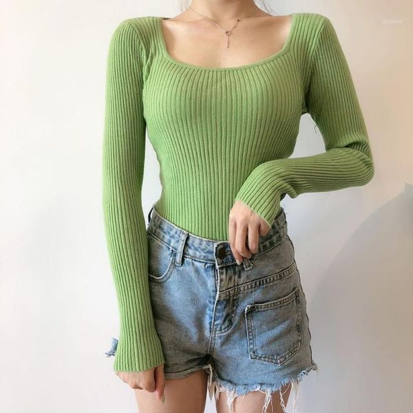 sweater pullovers women long sleeve basic knit 2020 casual autumn winter slim female casual basic ribbed sweate1, White;black
sweater pullovers women long sleeve basic knit 2020 casual autumn winter slim female casual basic ribbed sweate1, White;black