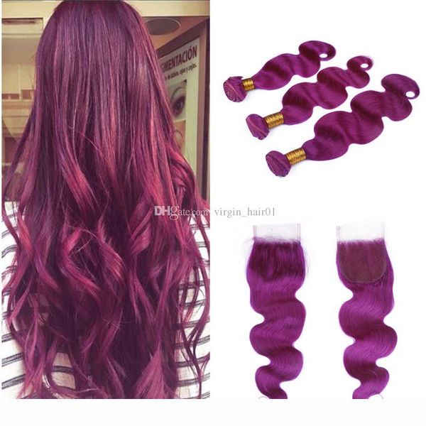 8a pure color purple human hair bundles with lace closure purple hair extension 3 bundles with 4x4 closure bleached knots, Black;brown
8a pure color purple human hair bundles with lace closure purple hair extension 3 bundles with 4x4 closure bleached knots, Black;brown