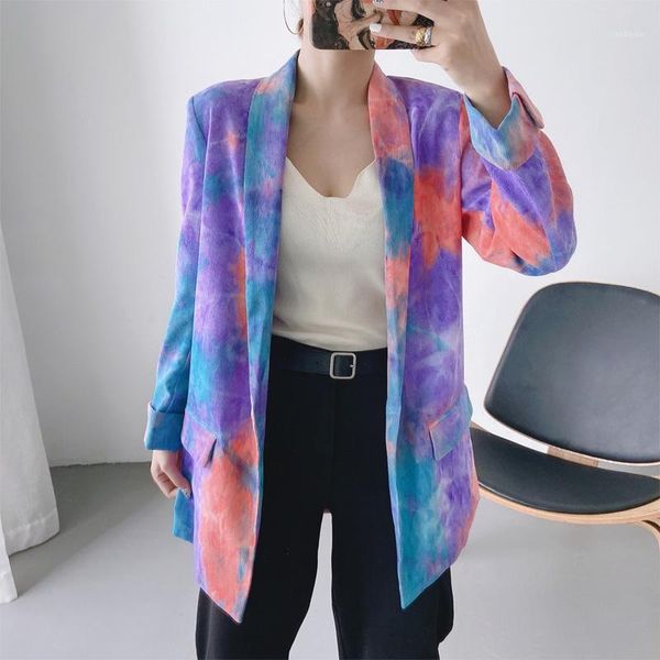 spring and autumn women's jacket casual printed single button pocket decorative jacket1, White;black
spring and autumn women's jacket casual printed single button pocket decorative jacket1, White;black